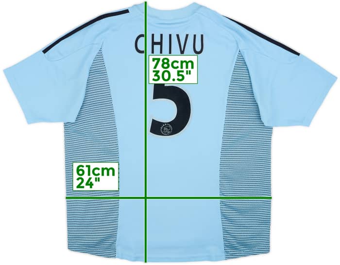 2002-03 Ajax Away Shirt Chivu #5 - 4/10 - (L)