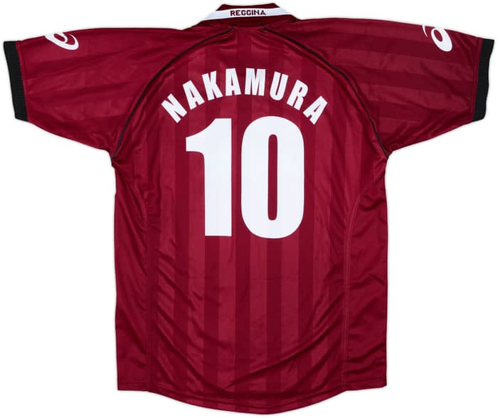 2002-03 Reggina Home Shirt Nakamura #10 - 9/10 - (XL)