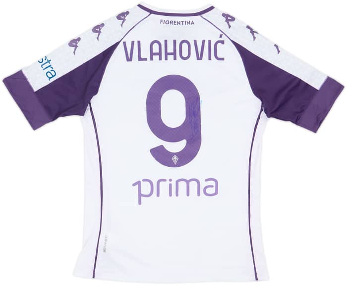 2020-21 Fiorentina 'Signed' Away Shirt Vlahovic #9 - 6/10 - (XL)