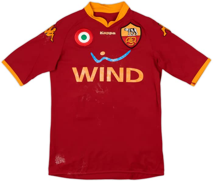 2007-08 Roma Home Shirt Totti #10 - 4/10 - (M)