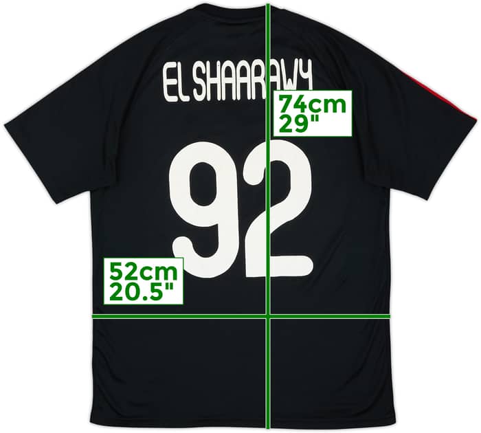 2010-11 AC Milan Basic Home Shirt El Shaarawy #92 - 6/10 - (M)
