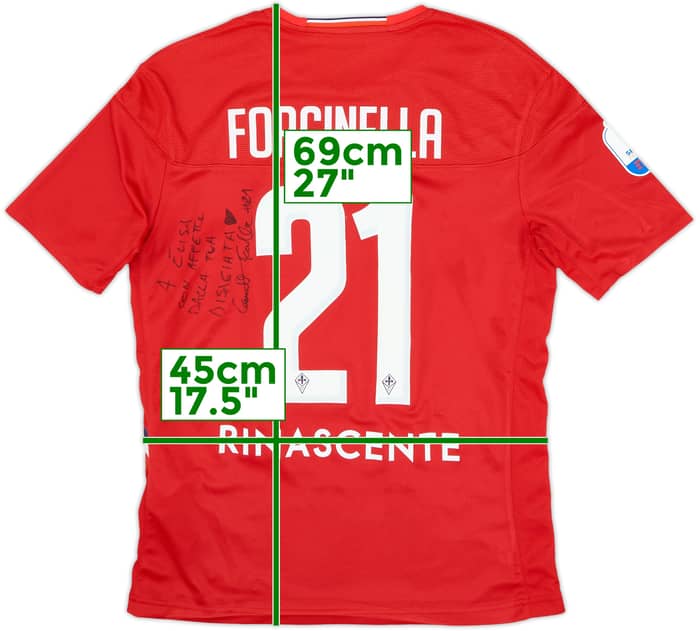 2019-20 Fiorentina Femminile Signed Fourth Shirt Forcinella #21 - 8/10 - (Women's M)