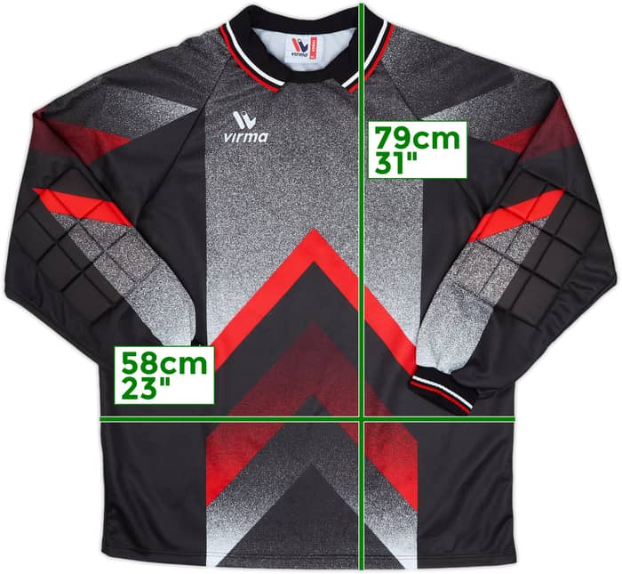 1990s Virma Template GK Shirt #12 - 8/10 - (XL)
