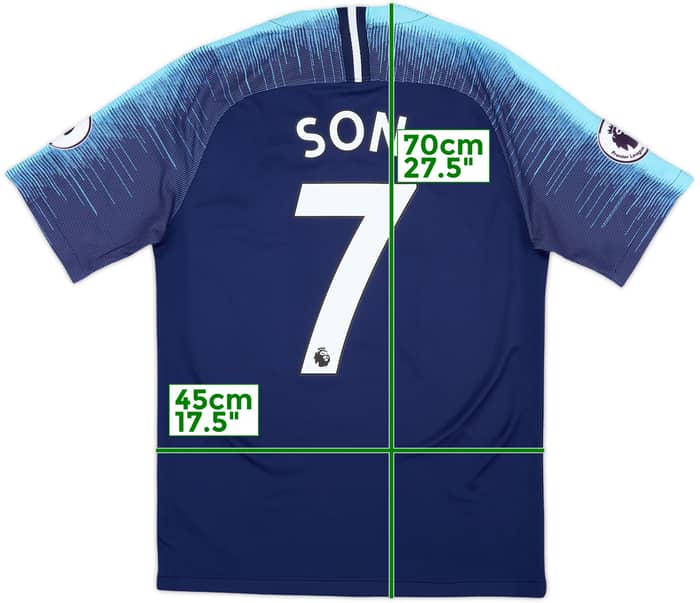 2018-19 Tottenham Away Shirt Son #7 - 8/10 - (S)