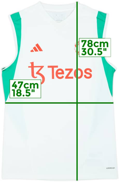 2022-23 Manchester United adidas Training Vest - 9/10 - (M)