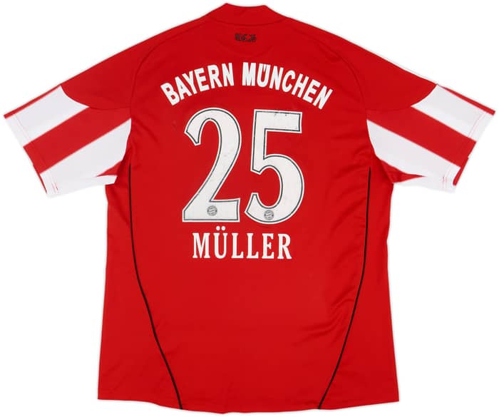 2010-11 Bayern Munich Home Shirt Muller #25 - 5/10 - (L)