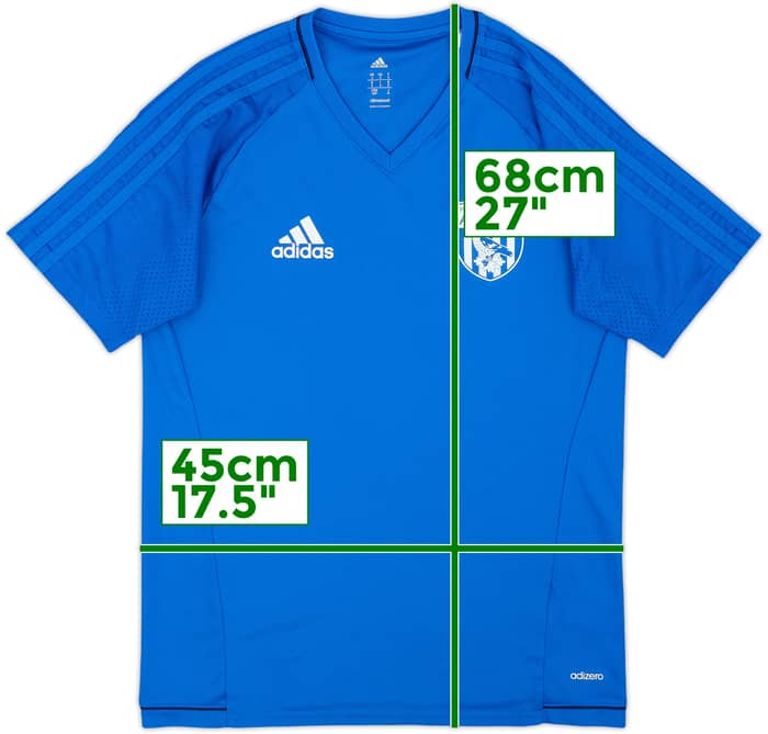 2017-18 West Brom adizero Training Shirt - 9/10 - (S)
