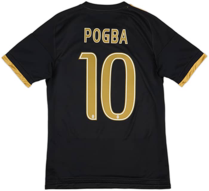 Camiseta de la tercera equipación de la Juventus 2015-16 Pogba #10 - 8/10 - (S)