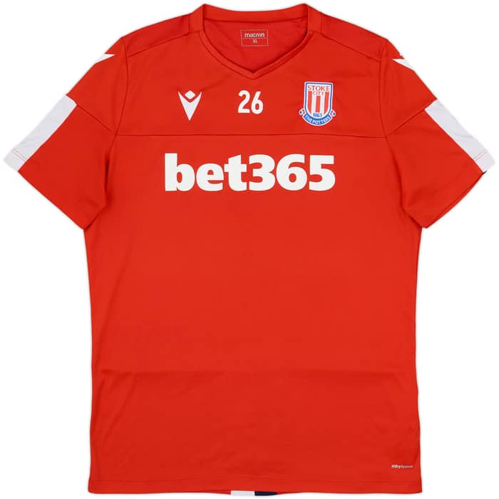 2022-23 Stoke City Player Issue Macron Training Shirt #26 - 8/10 - (XL)