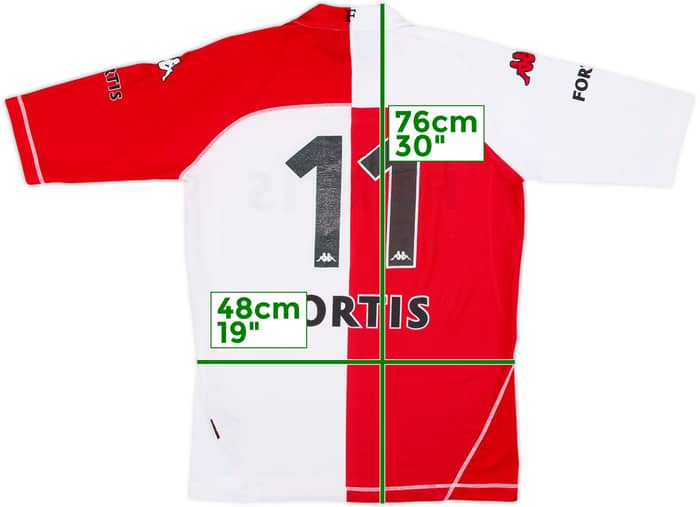 2004-05 Feyenoord Home Shirt #11 - 6/10 - (XL)