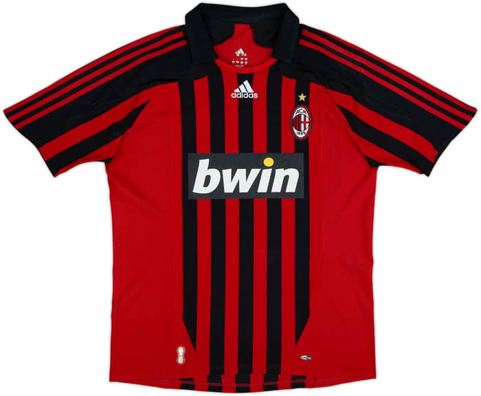 2007-08 AC Milan Home Shirt Cafu #2 - 5/10 - (L)
