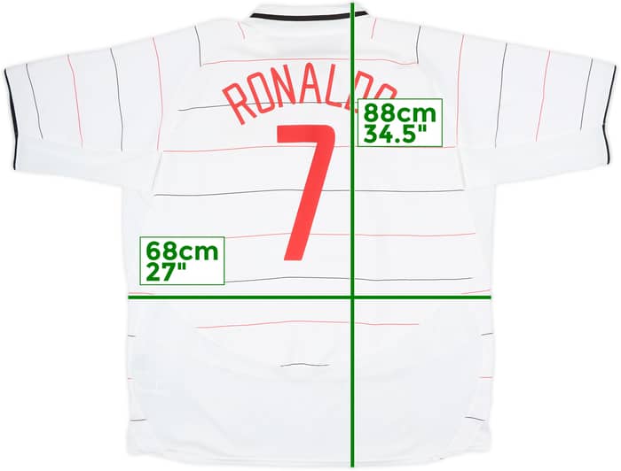 2003-05 Manchester United Troisième maillot Ronaldo #7 - 8/10 - (3XL)