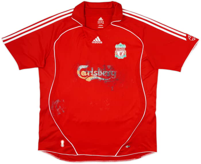 2006-08 Liverpool Home Shirt Crouch #15 - 4/10 - (XXL)