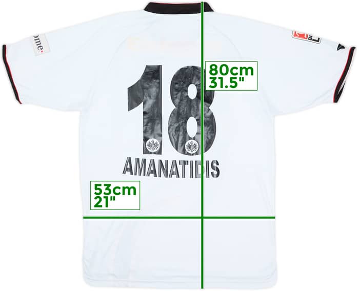 2008-11 Eintracht Frankfurt Away Shirt Amanatidis #18 - 5/10 - (L)