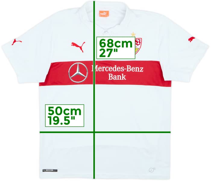 2014-15 Stuttgart Home Shirt - 6/10 - (M)