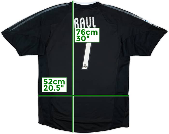 2004-05 Real Madrid Away Shirt Raul #7 - 4/10 - (L)