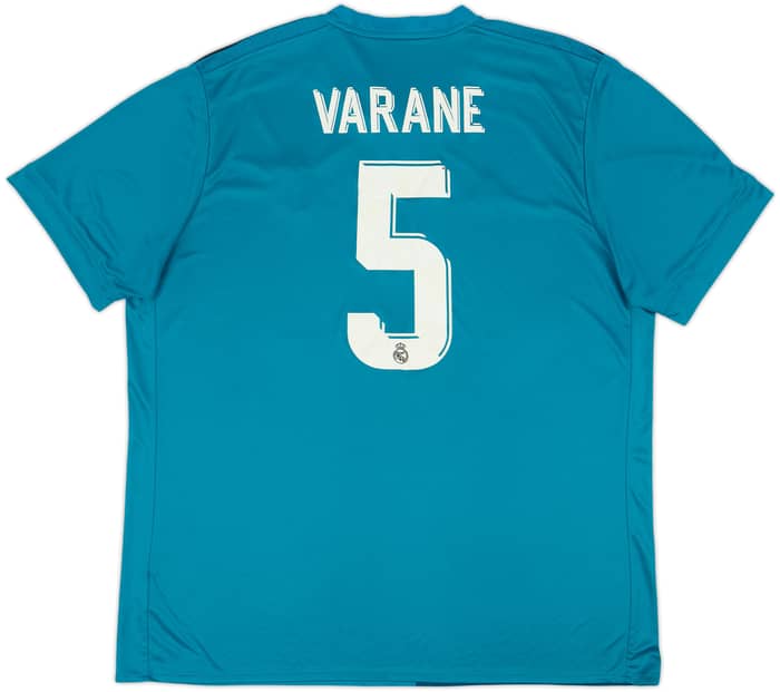 2017-18 Real Madrid Third Shirt Varane #5 - 4/10 - (XXL)