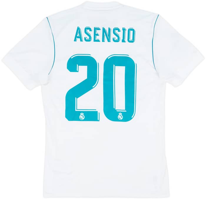 2017-18 Real Madrid Home Shirt Asensio #20 - 6/10 - (S)