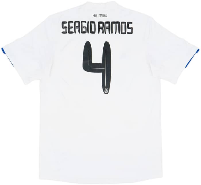 2010-11 Real Madrid Home Shirt Sergio Ramos #4 - 5/10 - (XL)