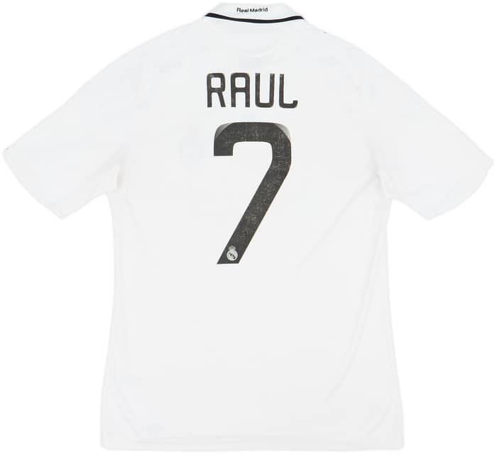2008-09 Real Madrid Home Shirt Raul #7 - 6/10 - (M)