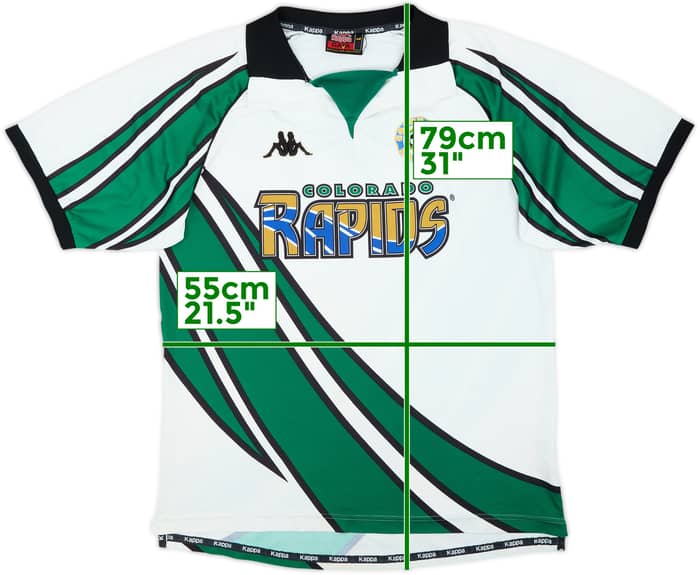 1999-01 Colorado Rapids Home Shirt - 7/10 - (L)