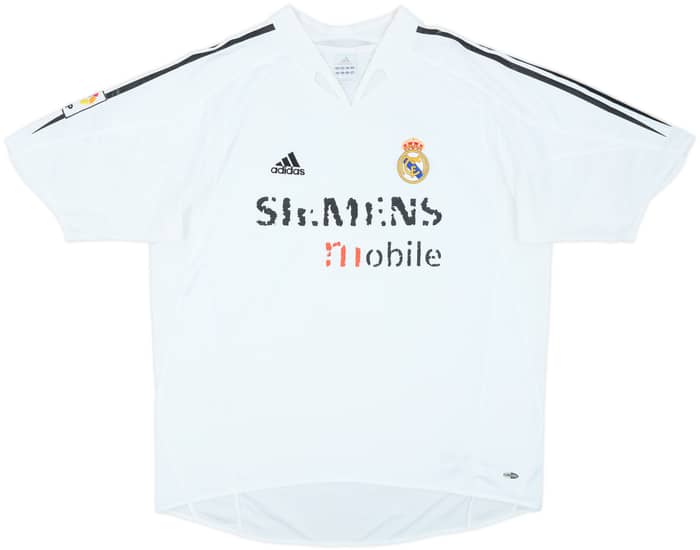 2004-05 Real Madrid Home Shirt - 4/10 - (XL)
