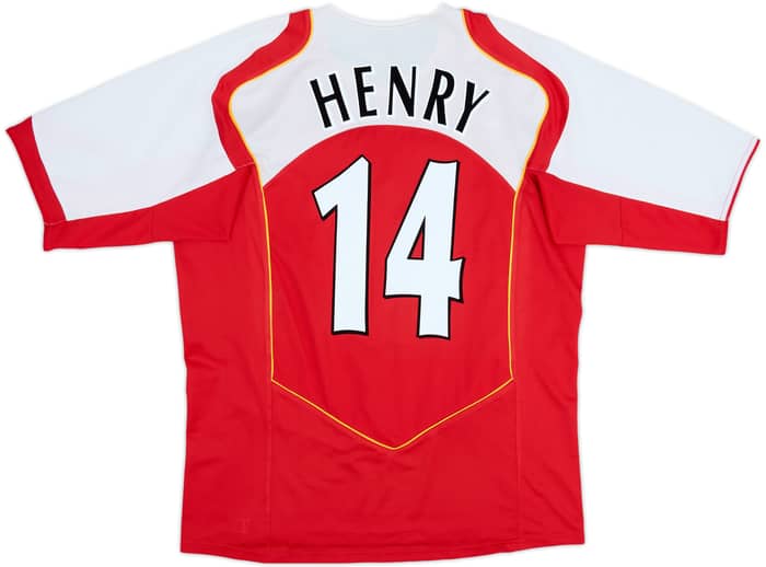 2004-05 Arsenal Home Shirt Henry #14 - 8/10 - (XL)
