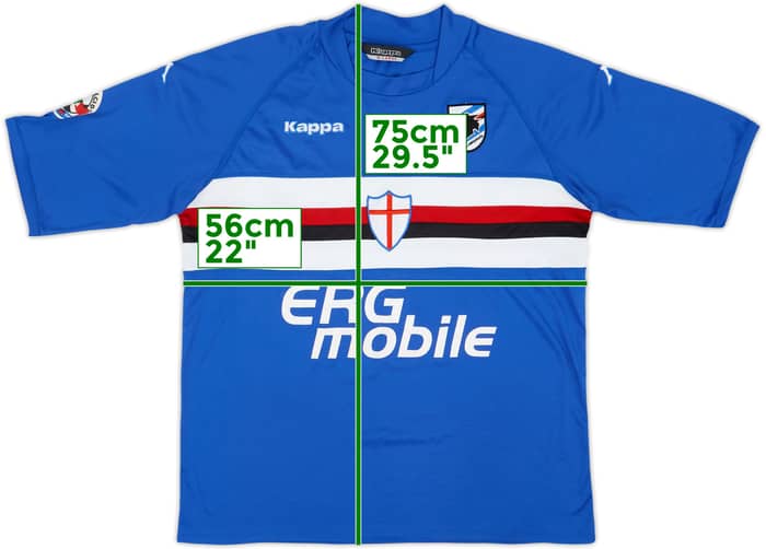 2008-09 Sampdoria Home Shirt - 5/10 - (XL)