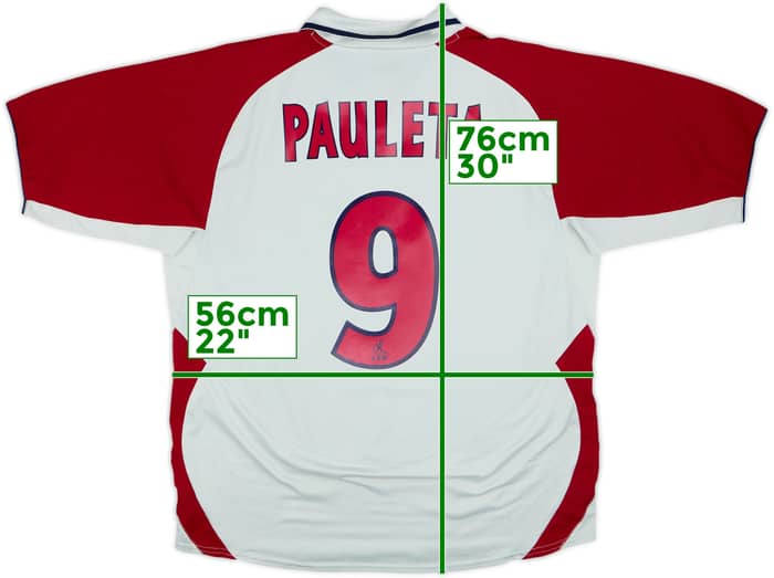 2003-04 Paris Saint-Germain Away Shirt Pauleta #9 - 6/10 - (XL)