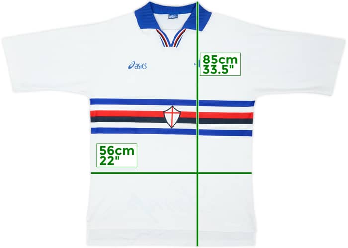 1996-97 Sampdoria Away Shirt #20 - 5/10 - (L)