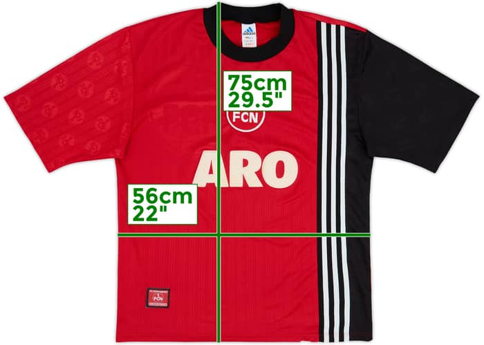 1997-98 Nurnberg Camiseta Local - 8/10 - (L)