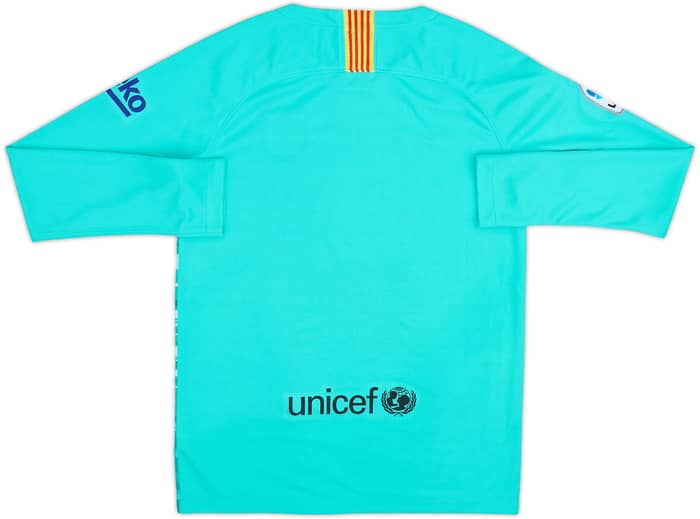 2019-20 Barcelona GK Shirt - 10/10 - (L.Boys)