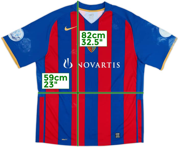 2008-09 FC Basel Home Shirt - 4/10 - (XL)