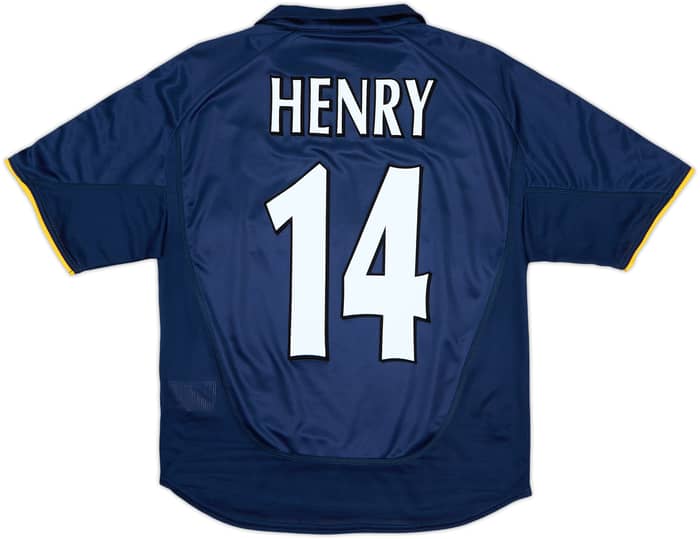 2000-02 Arsenal European Shirt Henry #14 - 10/10 - (XL.Boys)