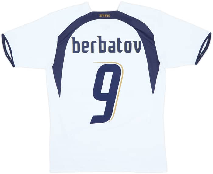2006-07 Tottenham Home Shirt Berbatov #9 - 8/10 - (S)