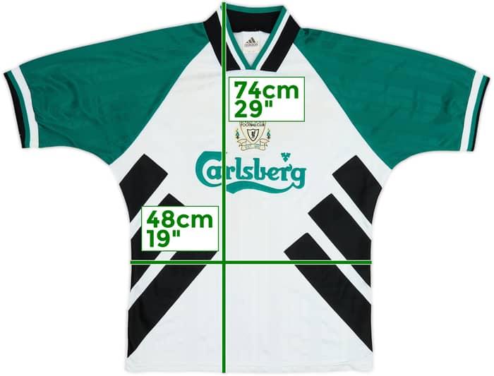 1993-95 Liverpool Away Shirt - 7/10 - (M)