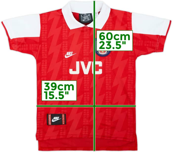 1994-96 Arsenal Home Shirt - 8/10 - (S.Boys)