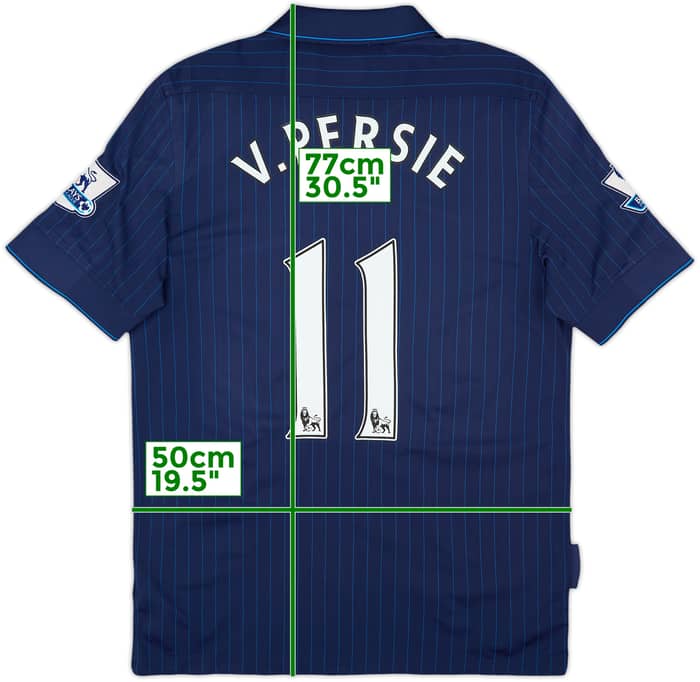 Camiseta de visitante del Arsenal 2009-10 v.Persie #11 - 6/10 - (M)
