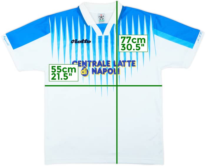 1996-97 Napoli Away Shirt - 8/10 - (L)