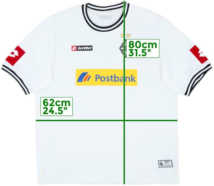 2011-12 Borussia Monchengladbach Home Shirt - 7/10 - (XL)