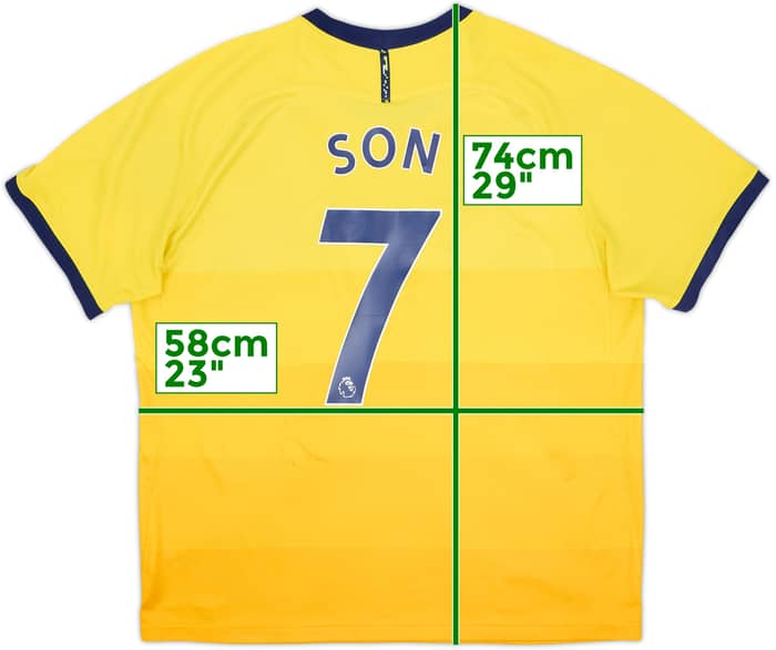 2020-21 Tottenham Third Shirt Son #7 - 6/10 - (XL)