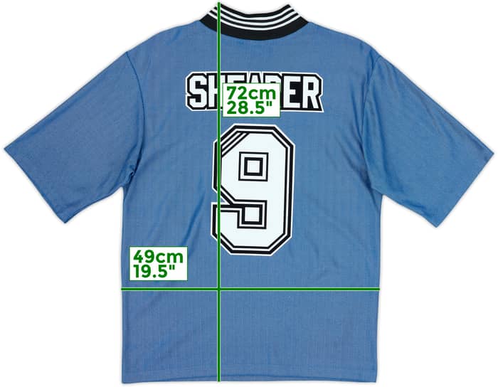 1996-97 Newcastle Away Shirt Shearer #9 - 8/10 - (S)