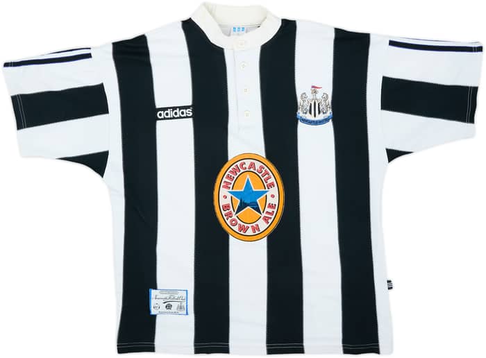 1995-97 Newcastle Home Shirt Shearer #9 - 6/10 - (M)