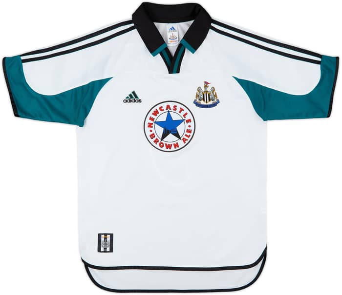1999-00 Newcastle Away Shirt Shearer #9 - 9/10 - (M)