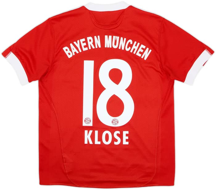 2009-10 Bayern Munich Home Shirt Klose #18 - 7/10 - (XL.Boys)