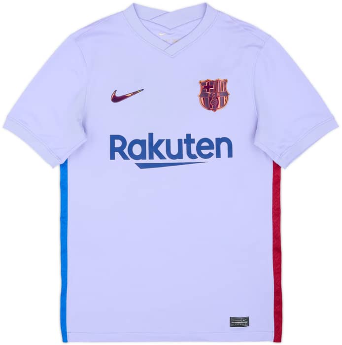 2021-22 Barcelona Away Shirt Gavi #30 - 8/10 - (S)