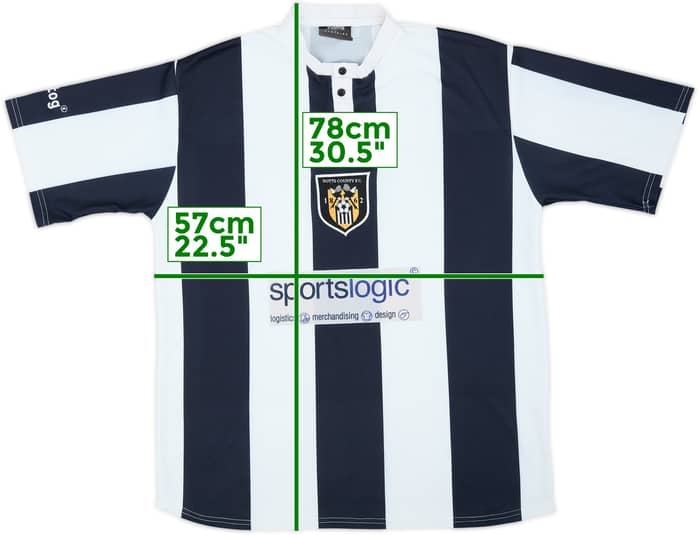 Camiseta de local del Notts County 2000-01 - 7/10 - (L)