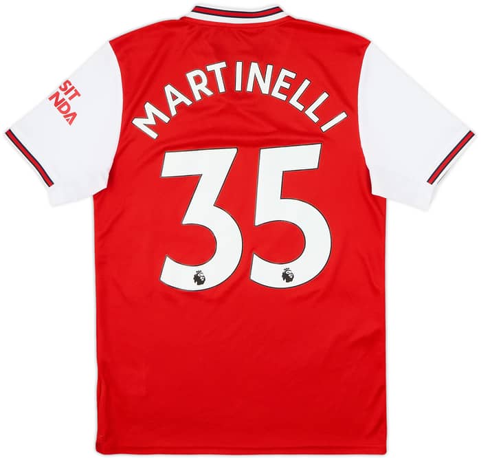 2019-20 Arsenal Home Shirt Martinelli #35 - 9/10 - (S)