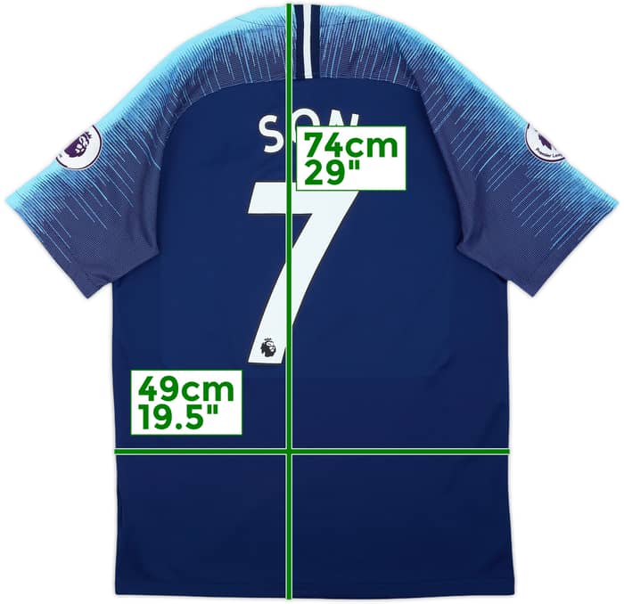 2018-19 Tottenham Away Shirt Son #7 - 8/10 - (M)
