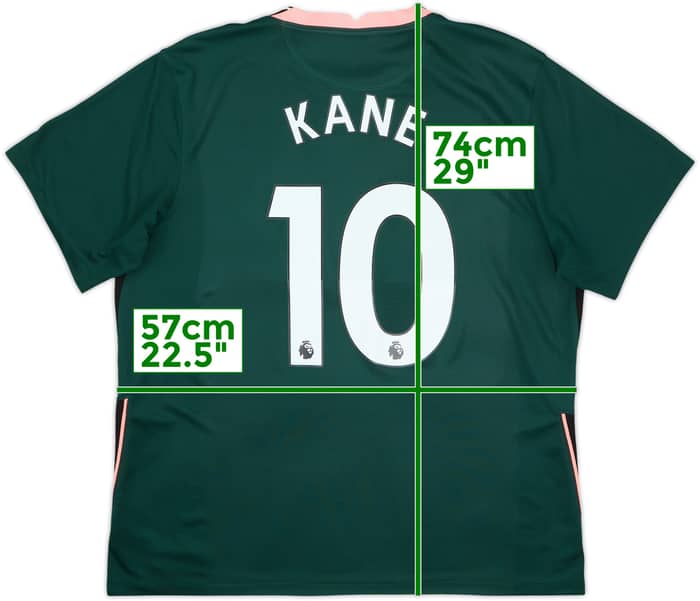 2020-21 Tottenham Away Shirt Kane #10 - 8/10 - (XL)